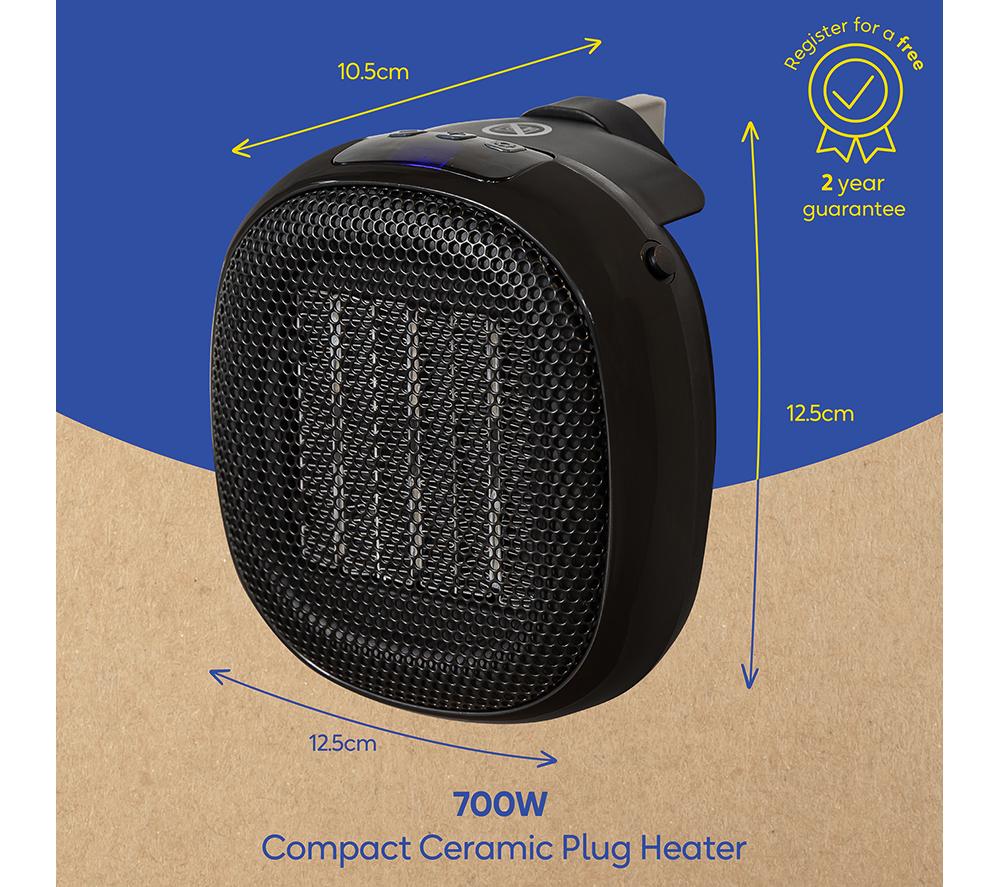 RUSSELL HOBBS RHPH7001 Portable Plug Heater - Black image number 3 of 9
