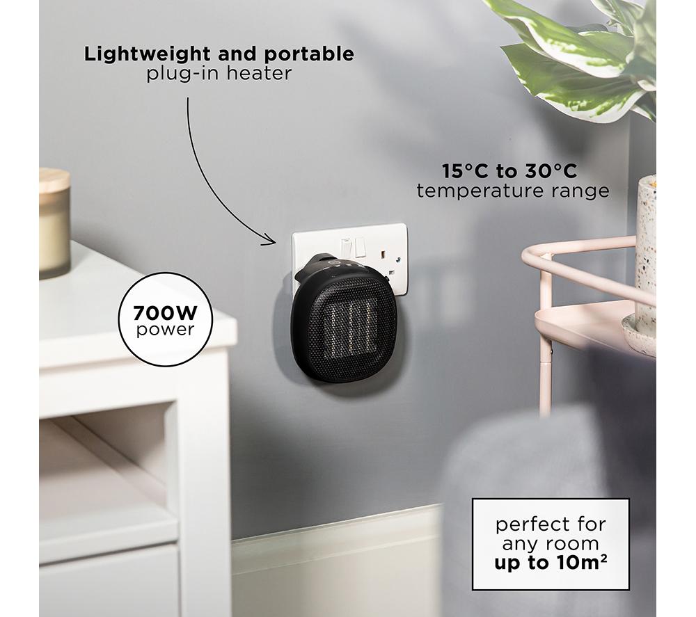 RUSSELL HOBBS RHPH7001 Portable Plug Heater - Black image number 6 of 9