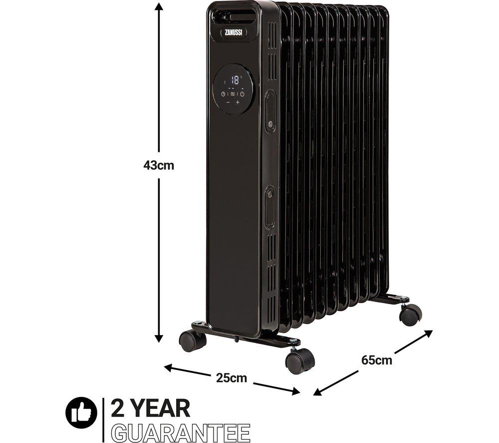 ZANUSSI ZOFR5005B Portable Oil-Filled Radiator - Black image number 16 of 16