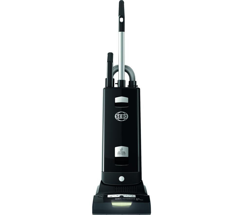 Image of SEBO Automatic X7 PET ePower 91540GB Upright Vacuum Cleaner  Onyx Black & Silver