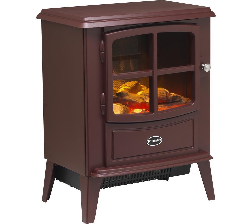 Best Price DIMPLEX Brayford BFD20BRG Electric Stove Fire Burgundy