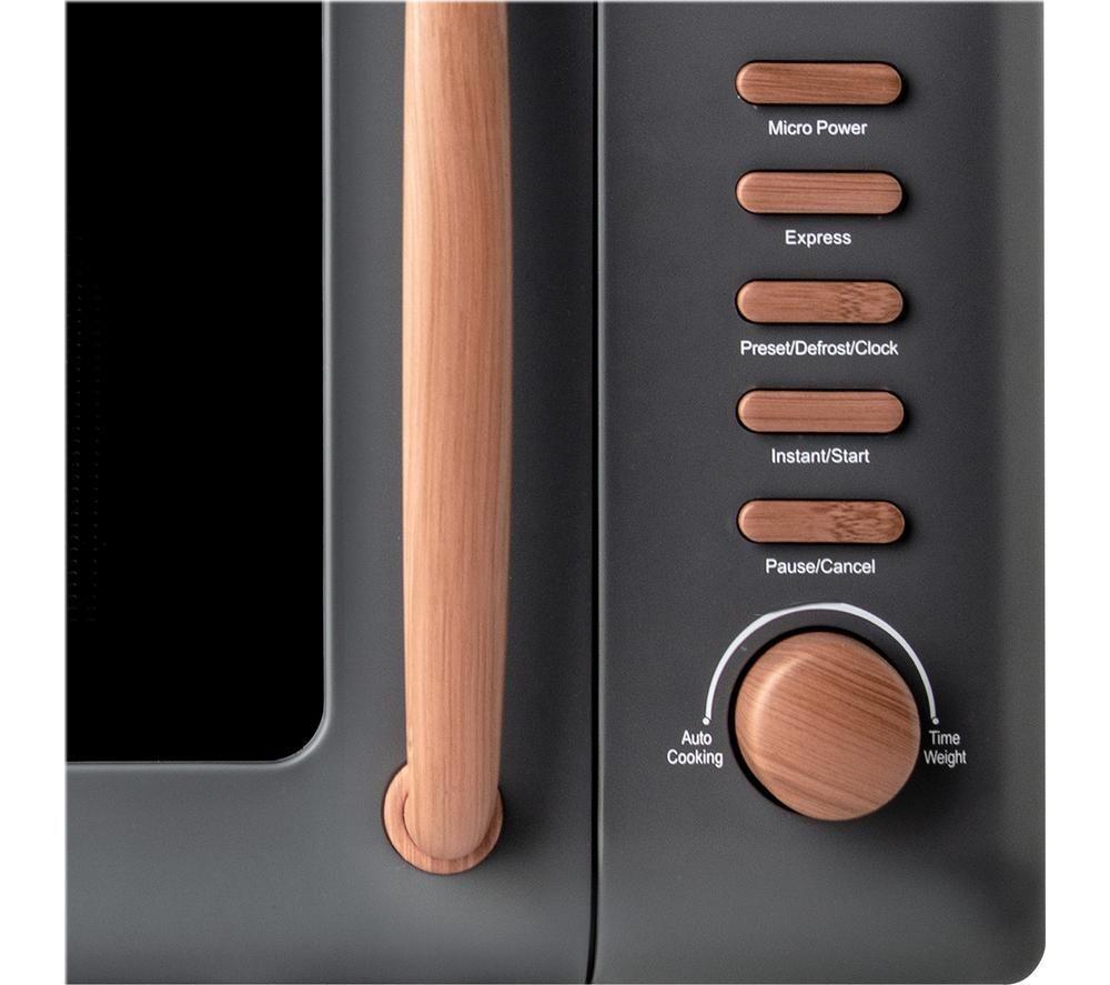 HADEN Dorchester 201324 Solo Microwave - Pebble Grey image number 3 of 6