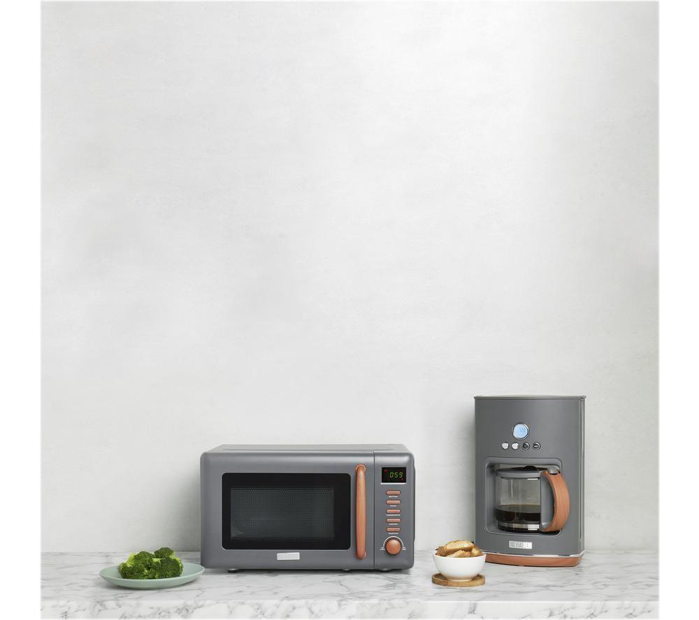 HADEN Dorchester 201324 Solo Microwave - Pebble Grey image number 4 of 6