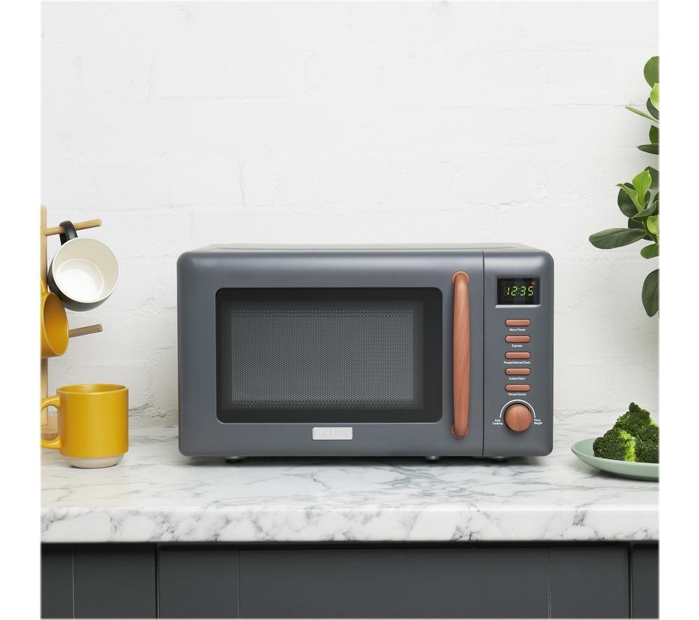 HADEN Dorchester 201324 Solo Microwave - Pebble Grey image number 6 of 6