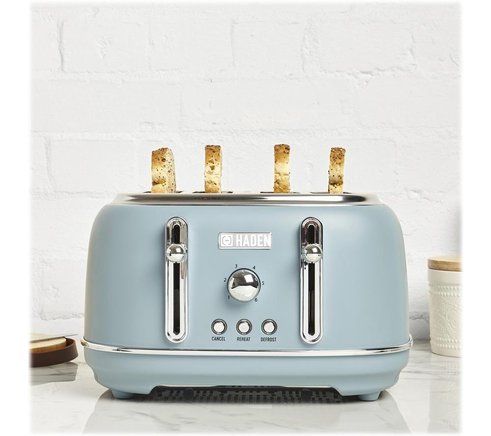 HADEN Highclere 197245 4-Slice Toaster - Blue image number 2 of 9