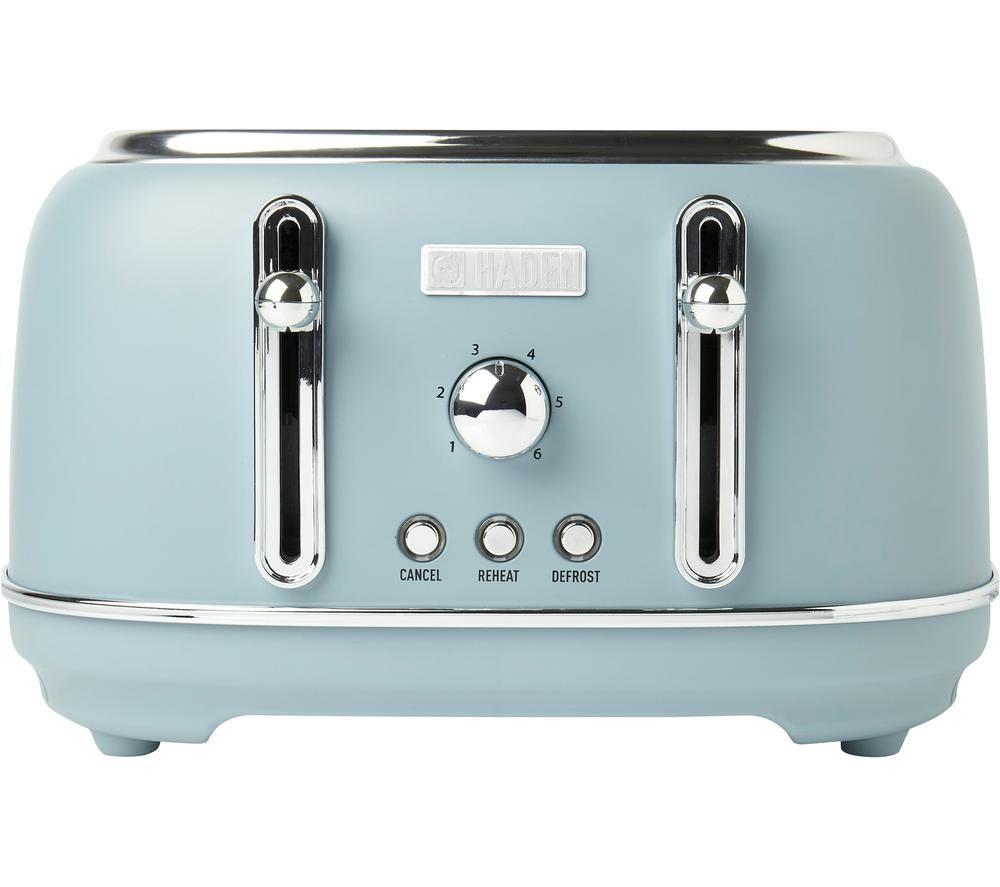 HADEN Highclere 197245 4-Slice Toaster - Blue image number 3 of 9