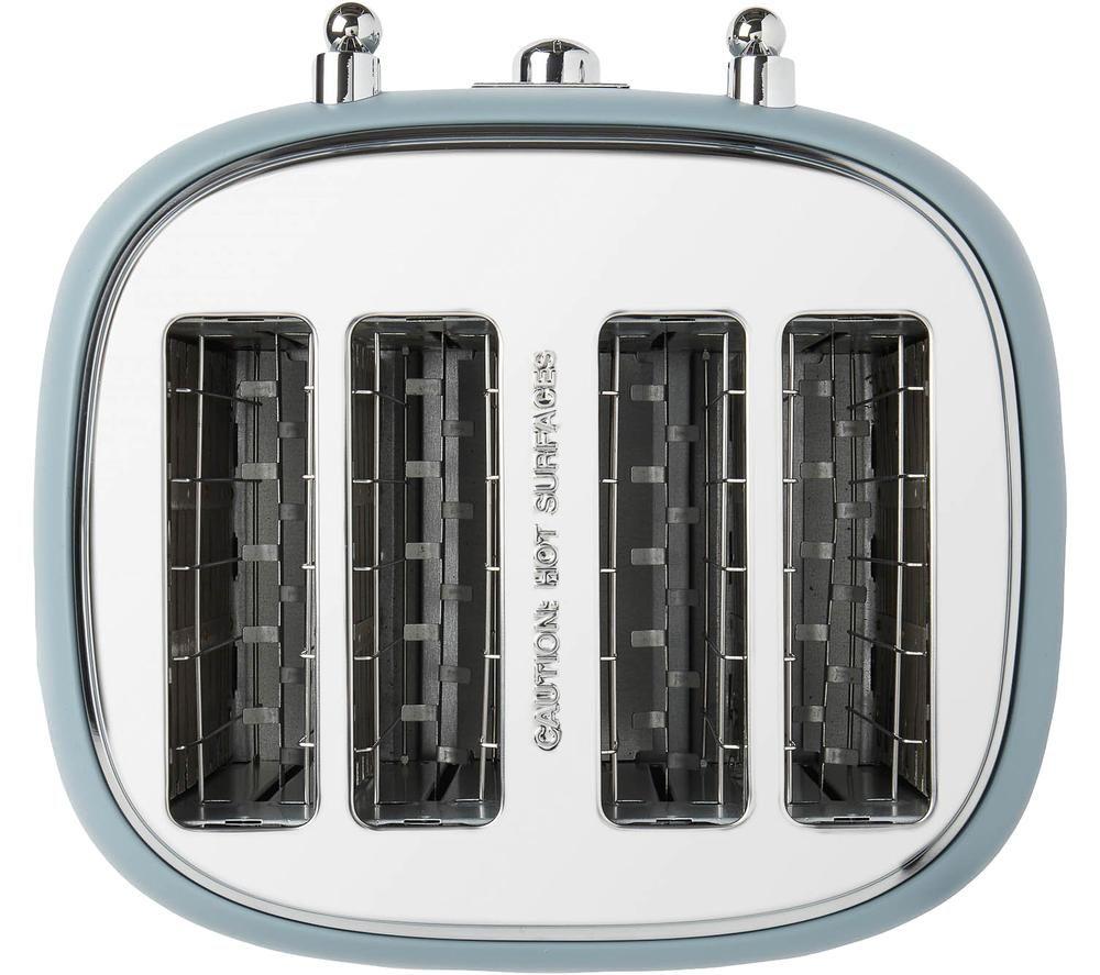 HADEN Highclere 197245 4-Slice Toaster - Blue image number 4 of 9