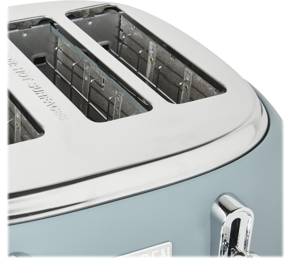 HADEN Highclere 197245 4-Slice Toaster - Blue image number 5 of 9