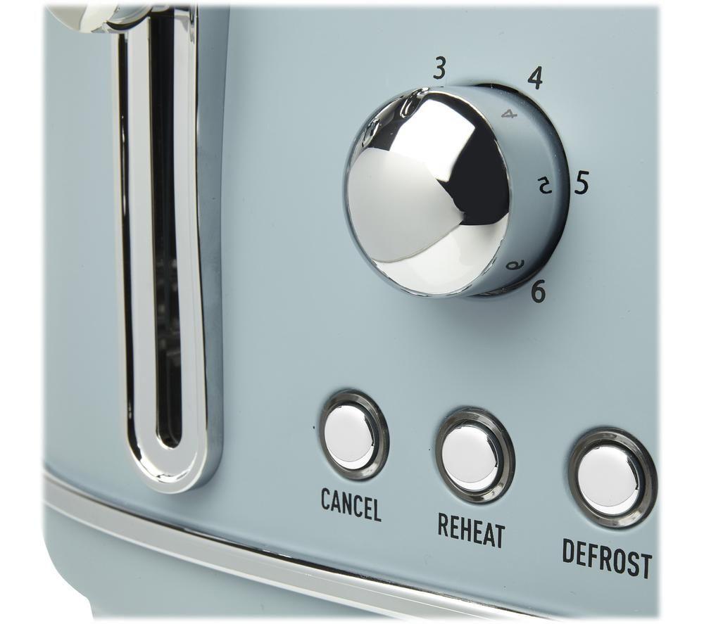 HADEN Highclere 197245 4-Slice Toaster - Blue image number 7 of 9