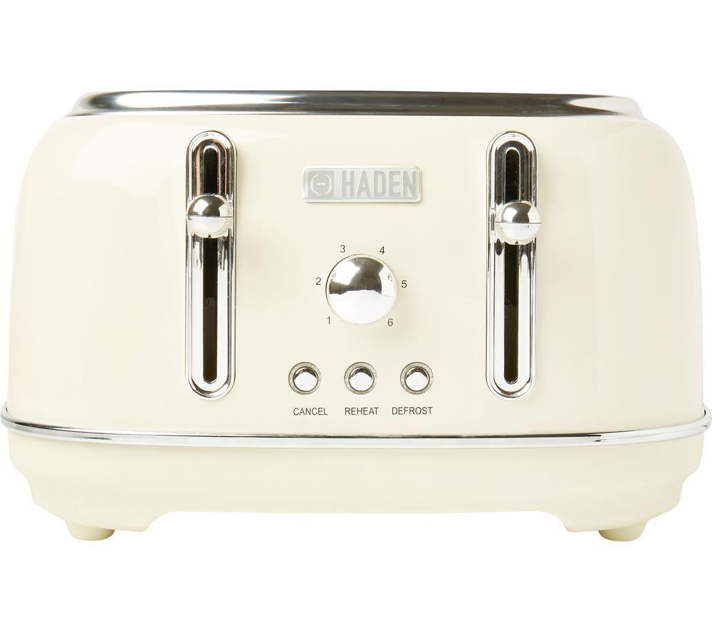 HADEN Highclere 197252 4-Slice Toaster - Cream image number 2 of 5