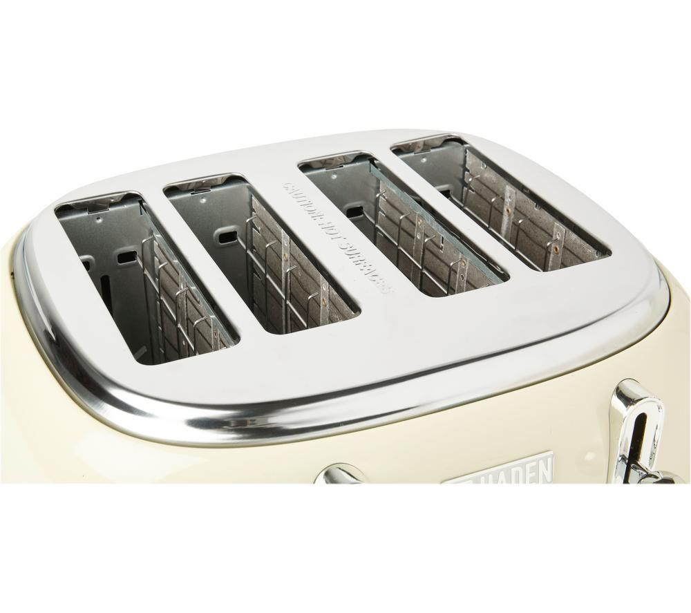 HADEN Highclere 197252 4-Slice Toaster - Cream image number 5 of 5