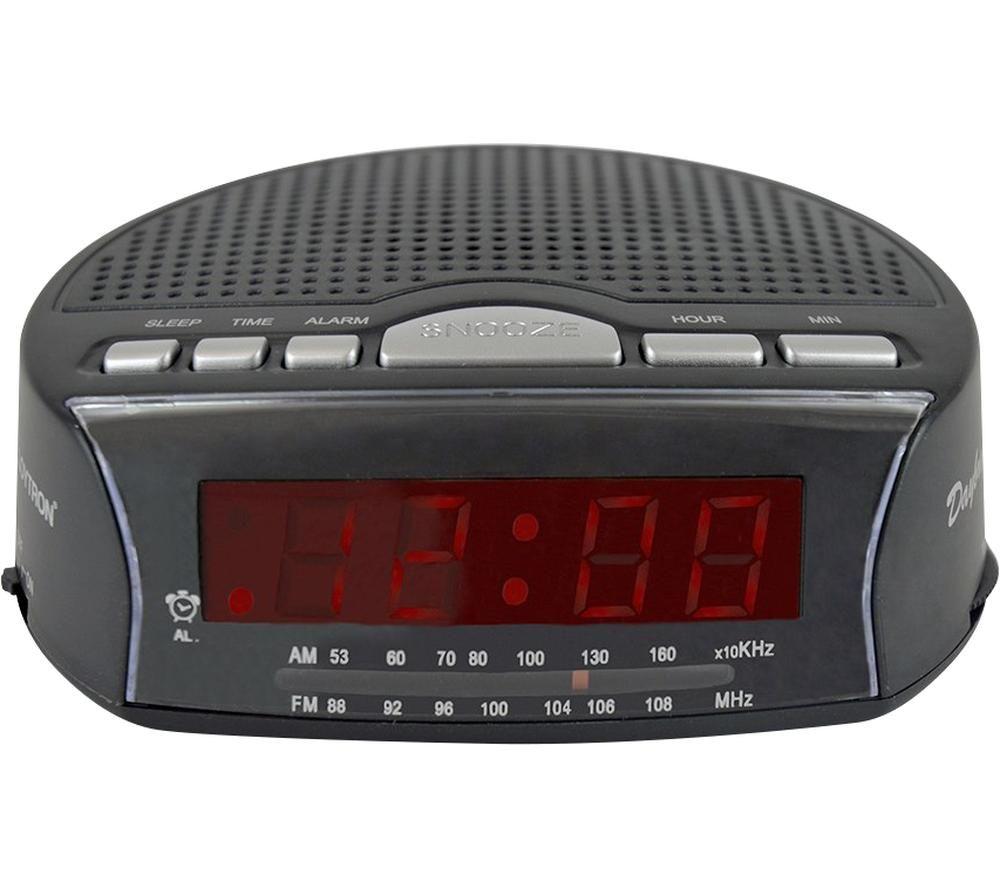 LLOYTRON Daybreak J2006BK FM/AM Clock Radio - Black image number 3 of 6