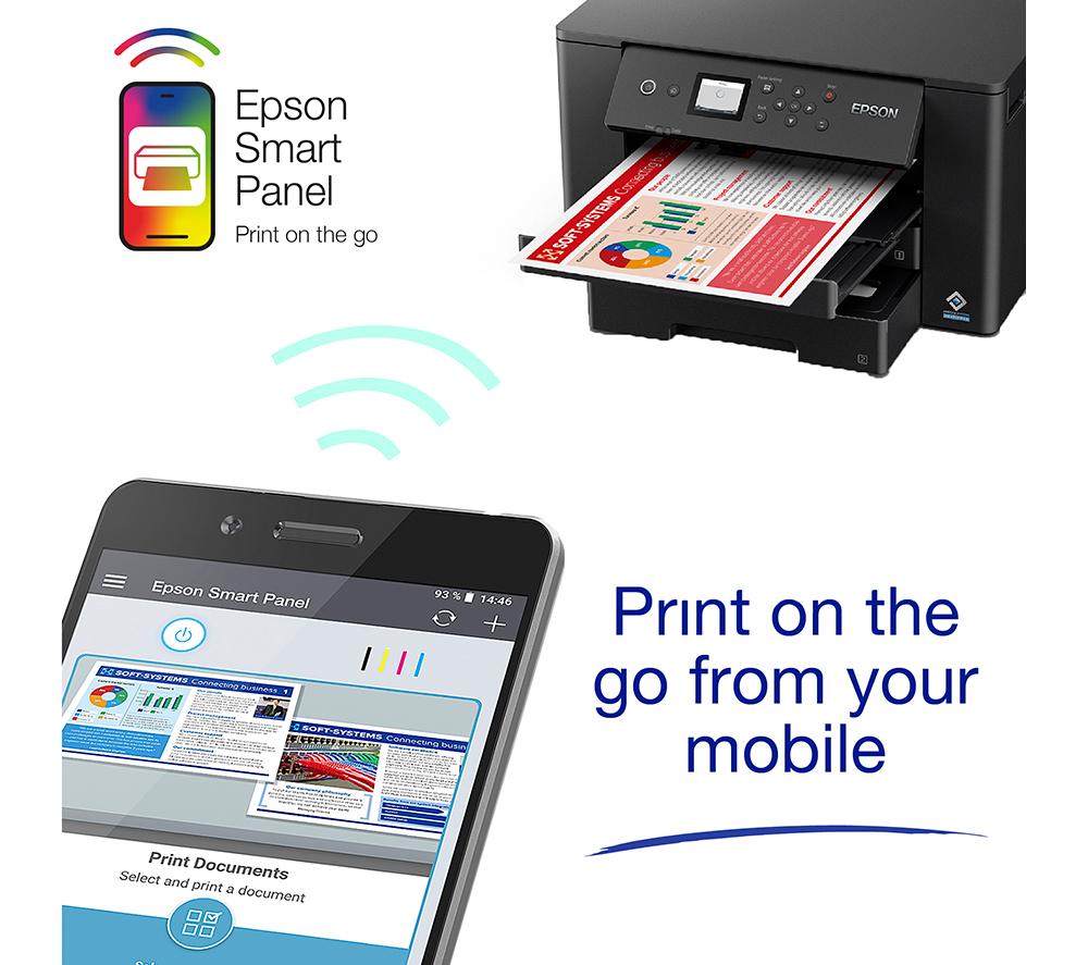EPSON WorkForce WF-7310DTW Wireless A3 Inkjet Printer image number 5 of 7
