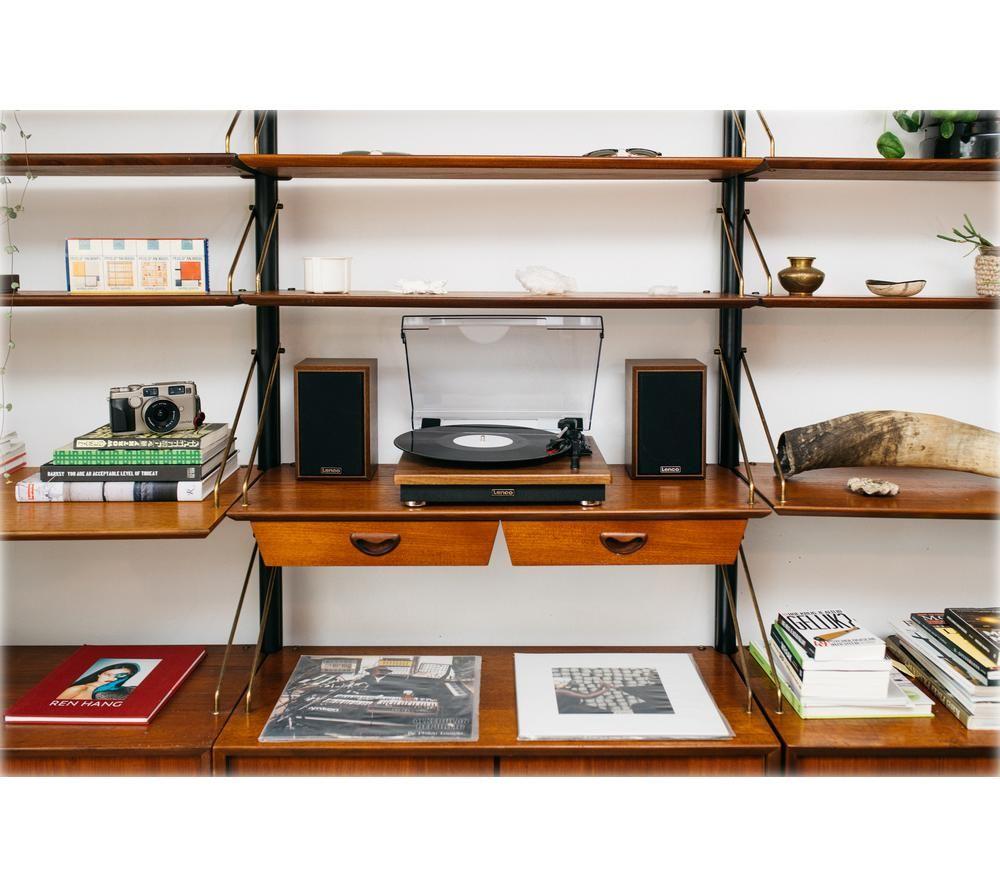 LENCO LS-100 Belt Drive Bluetooth Turntable - Brown Wood image number 5 of 13