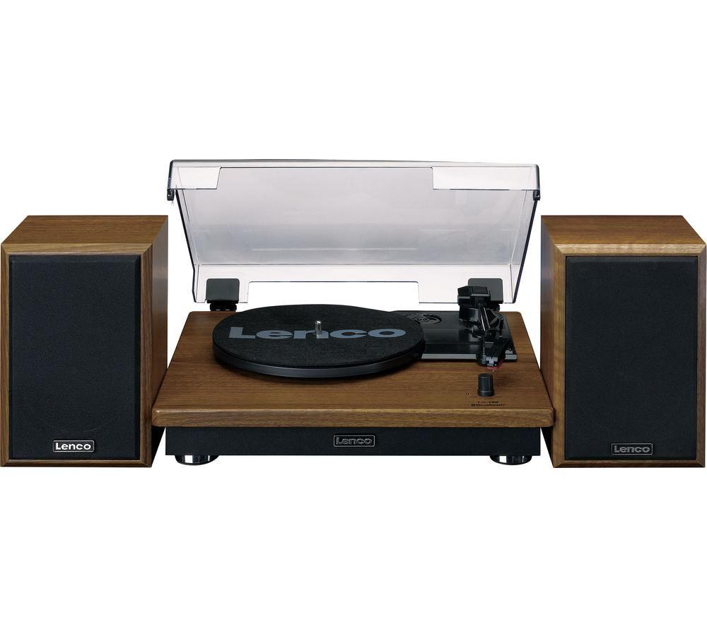LENCO LS-100 Belt Drive Bluetooth Turntable - Brown Wood image number 11 of 13