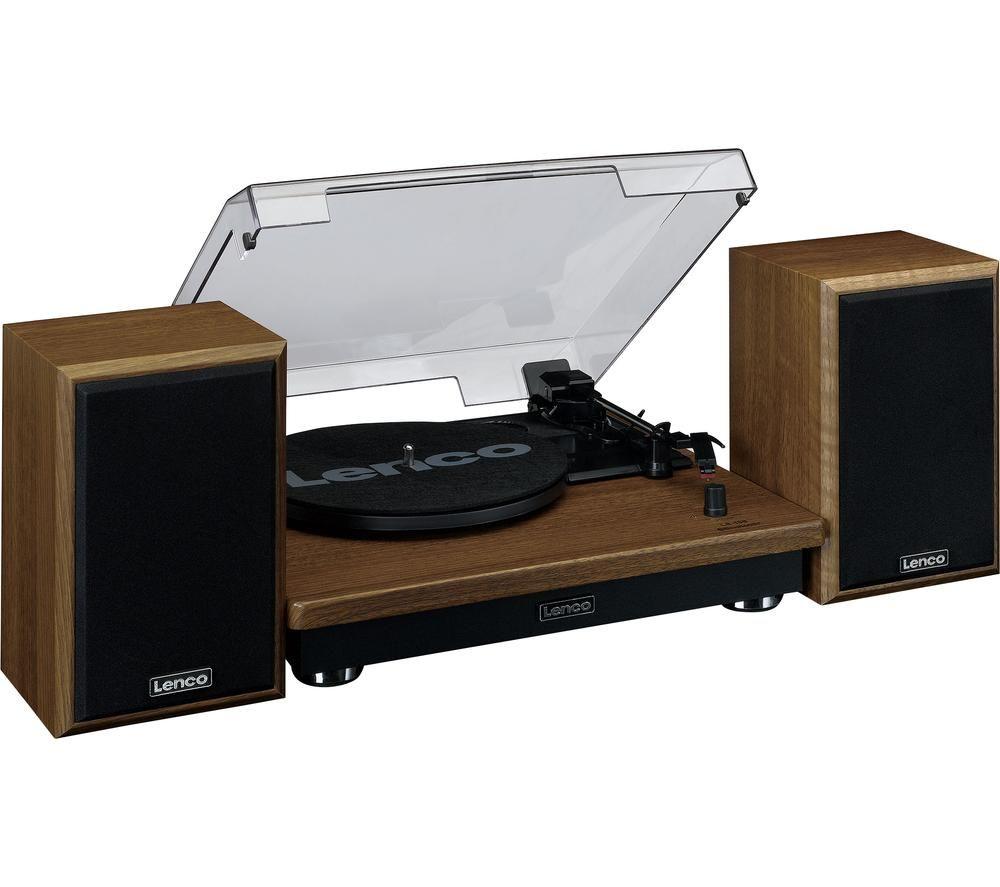 LENCO LS-100 Belt Drive Bluetooth Turntable - Brown Wood image number 12 of 13