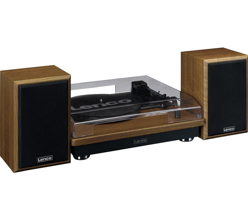 LENCO LS-100 Belt Drive Bluetooth Turntable - Brown Wood image number 13 of 13