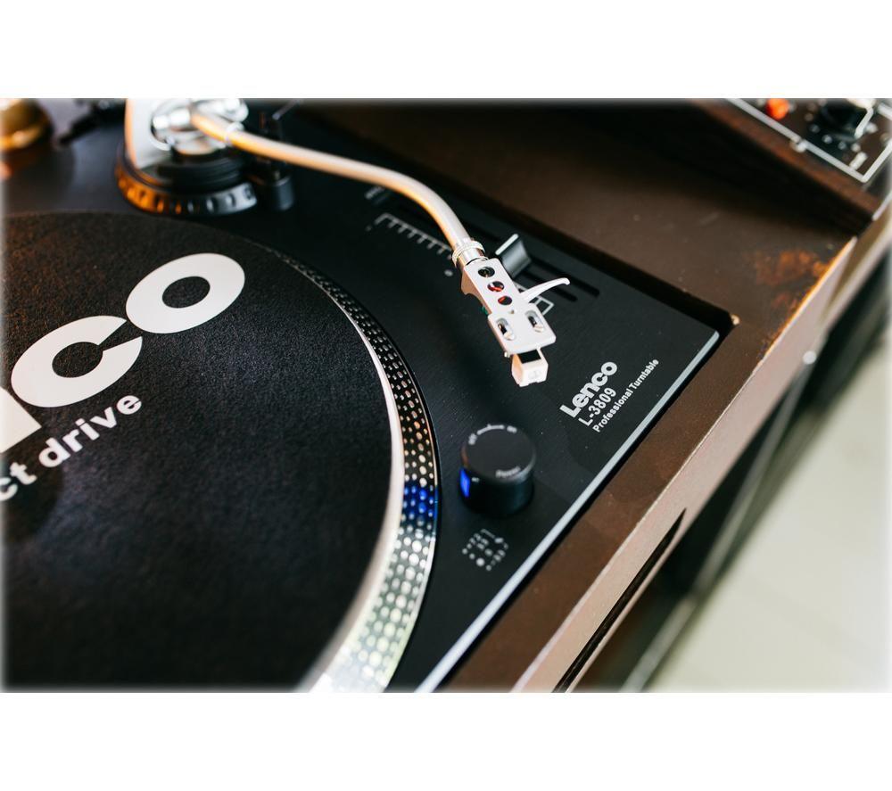 LENCO L-3809 Direct Drive Turntable - Black image number 3 of 14