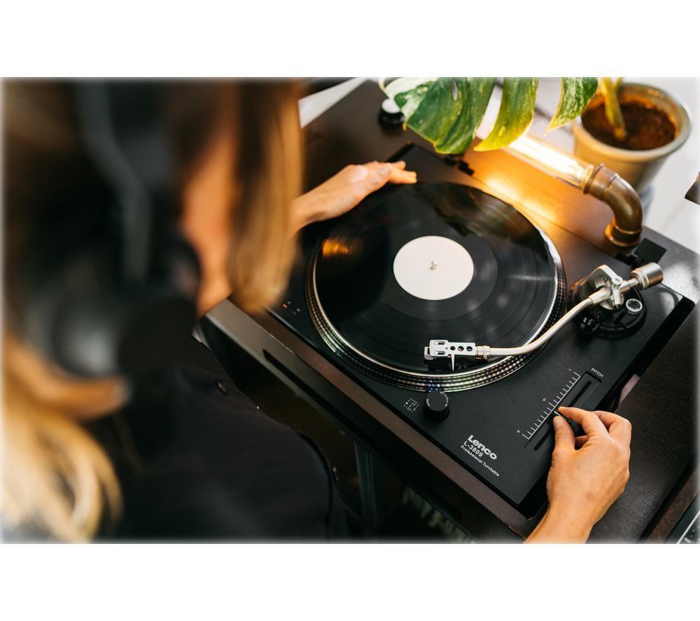 LENCO L-3809 Direct Drive Turntable - Black image number 6 of 14