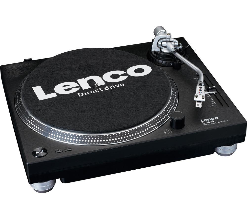 LENCO L-3809 Direct Drive Turntable - Black image number 14 of 14