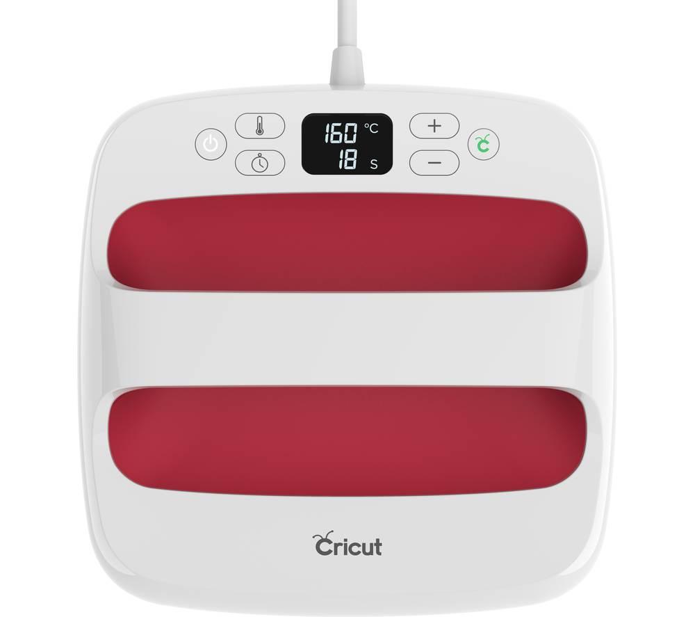Image of CRICUT EasyPress 2 Medium - Raspberry, White,Red