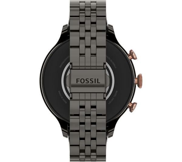 FOSSIL Gen 6 FTW6078 Smart Watch - Gunmetal Grey, Stainless Steel Strap, Universal image number 1