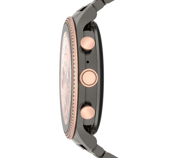 FOSSIL Gen 6 FTW6078 Smart Watch - Gunmetal Grey, Stainless Steel Strap, Universal image number 2