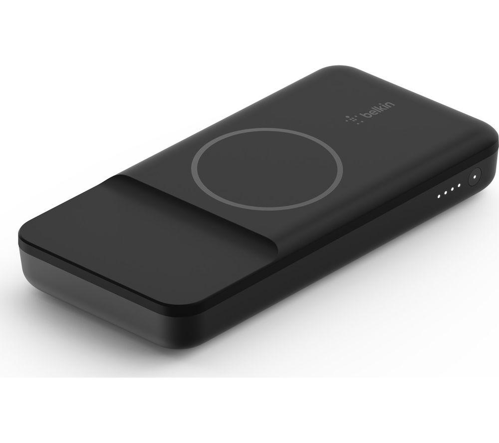 BELKIN 10,000 mAh Magnetic Wireless Charger & Portable Power Bank - Black