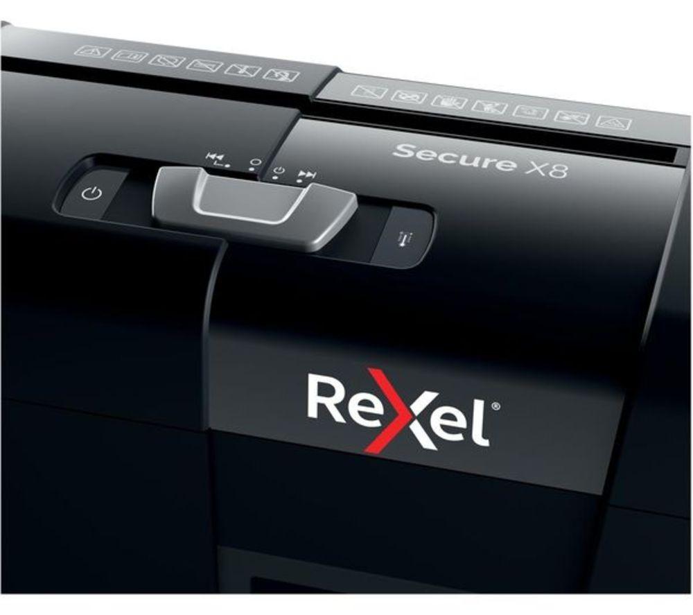 REXEL Secure X8 2020123 Cross Cut Shredder image number 6 of 7