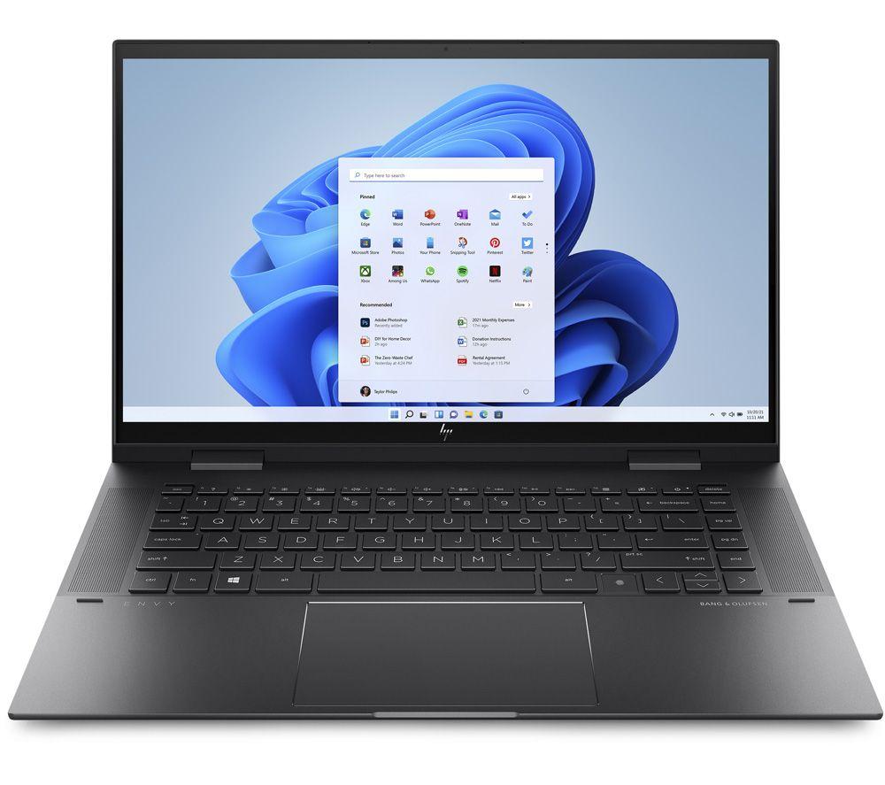 HP ENVY x360 15.6" 2 in 1 Laptop - AMD Ryzen 7, 512 GB SSD, Black
