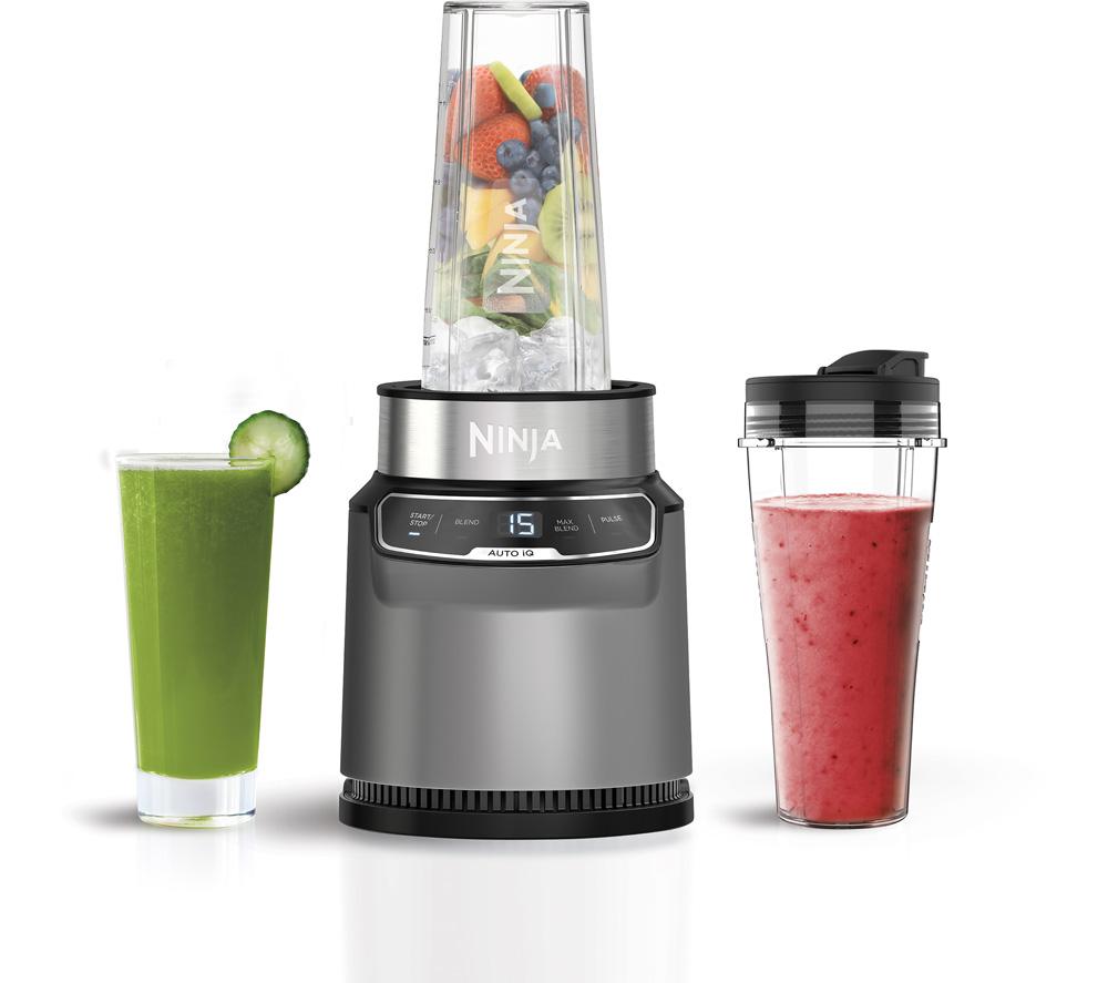 NINJA Auto-iQ BN500UK Blender - Black & Silver