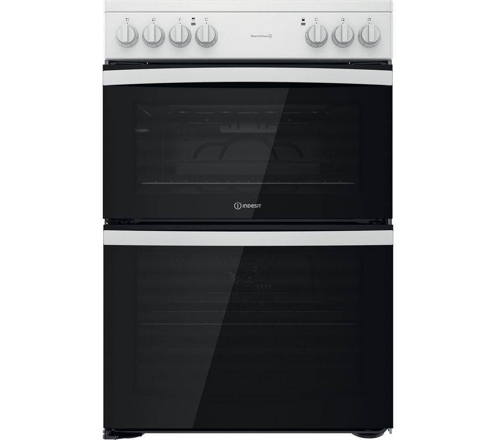 INDESIT ID67V9KMW cm Electric Ceramic Cooker - White, White