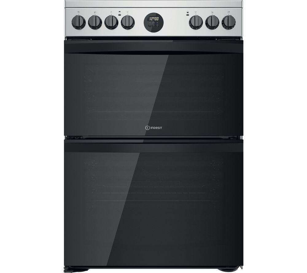INDESIT ID67V9HCX 60cm Electric Ceramic Cooker - Stainless Steel, Stainless Steel