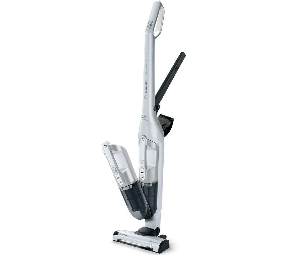BOSCH Serie 4 Flexxo ProHome BBH3280GB Cordless Vacuum Cleaner - White image number 2 of 20