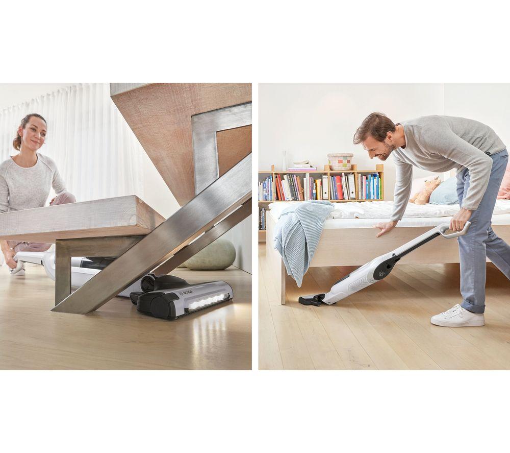 BOSCH Serie 4 Flexxo ProHome BBH3280GB Cordless Vacuum Cleaner - White image number 4 of 20