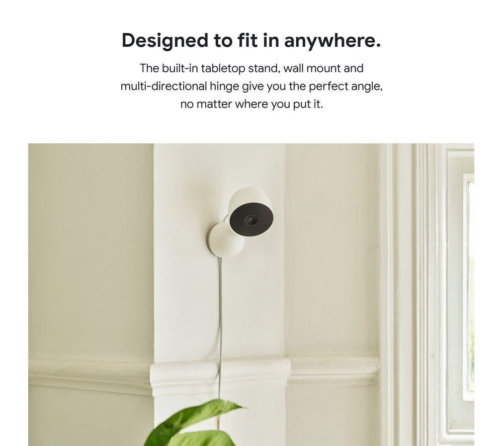 GOOGLE Nest Cam Indoor Smart Security Camera - Wired image number 7 of 15