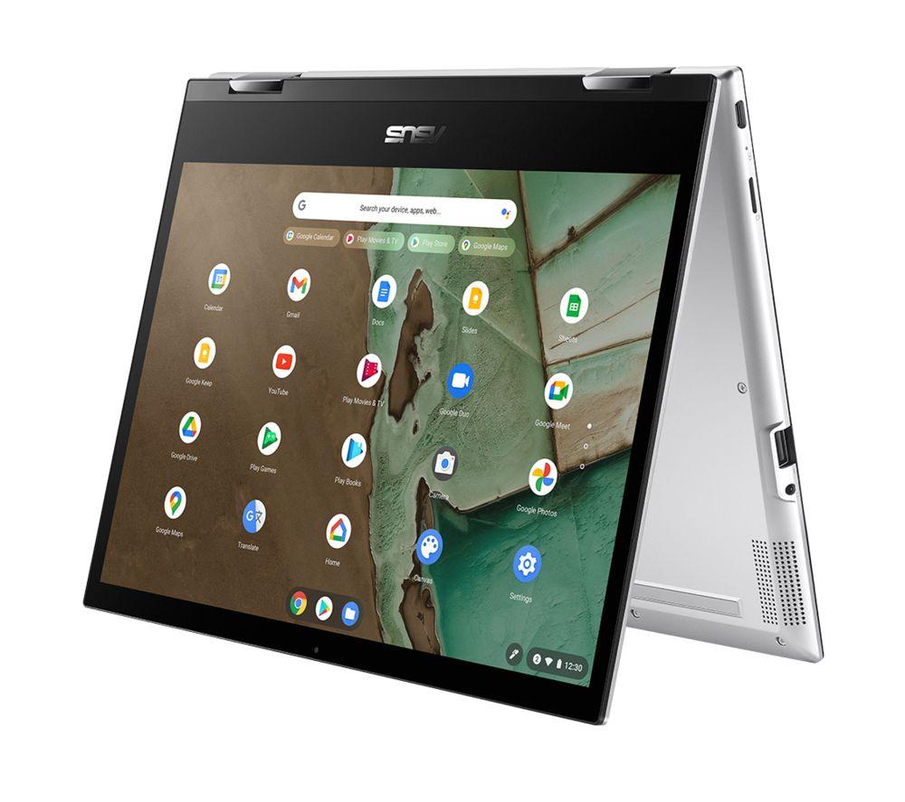 Buy Asus Flip Cm30fm 12 2 In 1 Chromebook Mediatek Processor 64 Gb Emmc Grey Free Delivery Currys