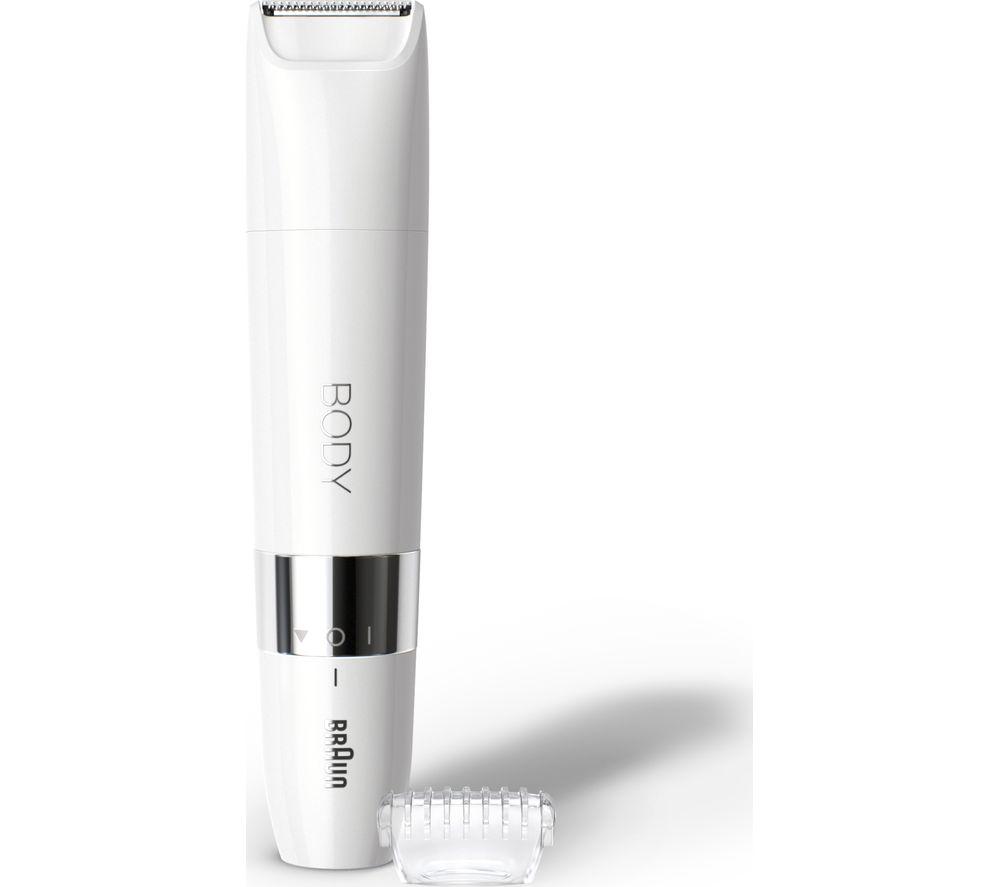 BRAUN BS1000 Body Mini Trimmer   White