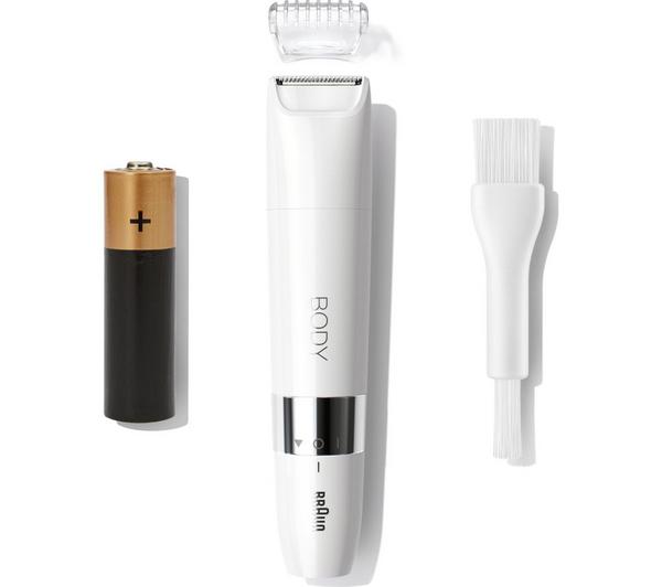 BRAUN BS1000 Body Mini Trimmer – White image number 1