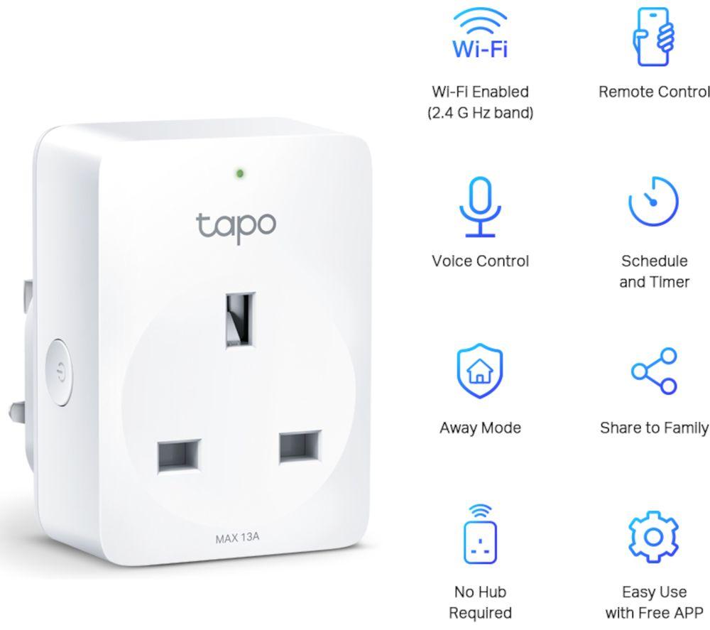TP-LINK Tapo P100 Mini Smart WiFi Socket image number 2 of 3
