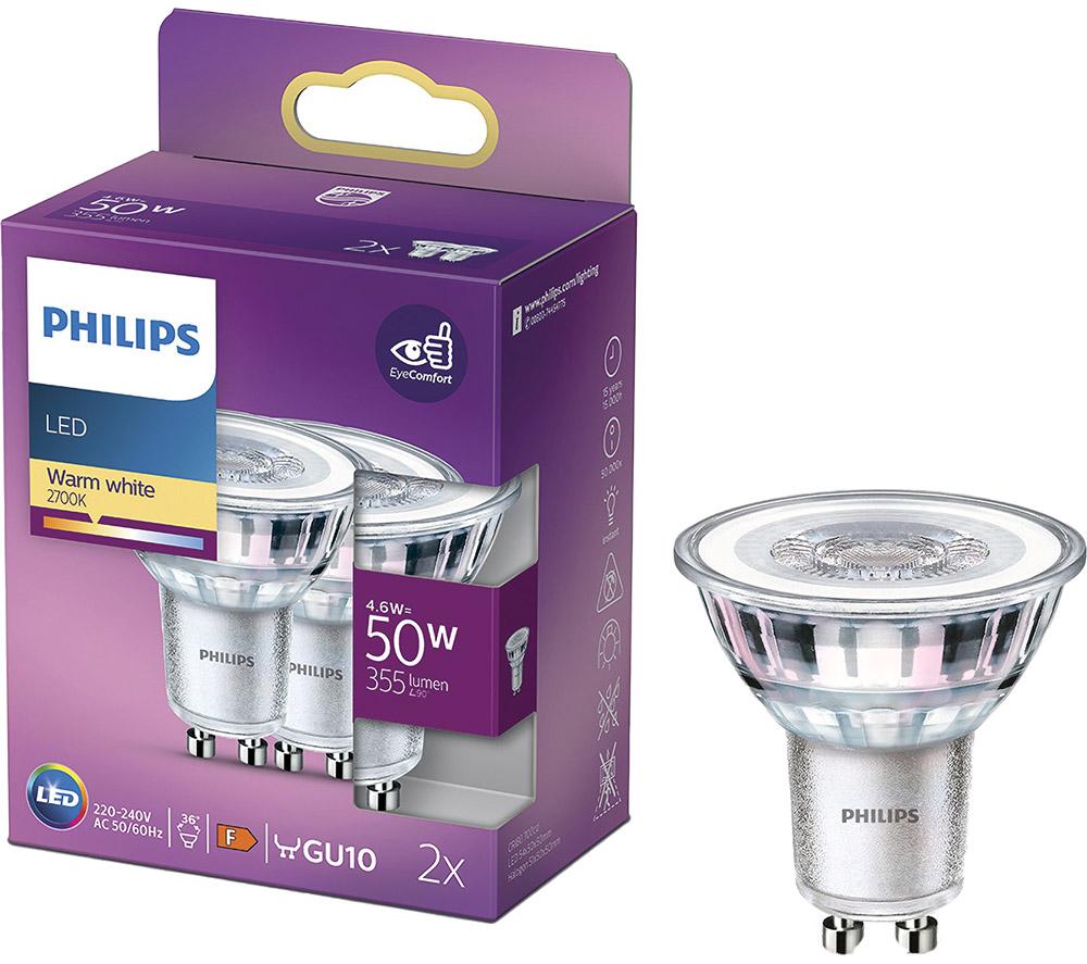 PHILIPS Classic LED Light Bulb - GU10