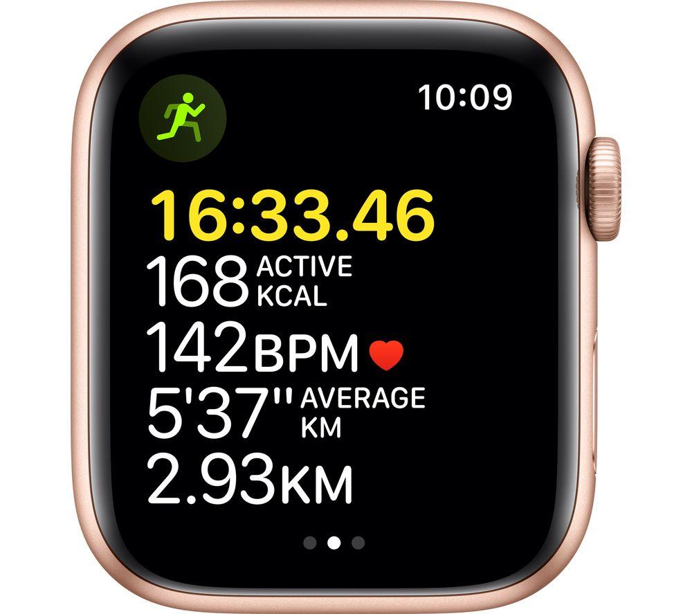 Buy APPLE Watch SE - Gold Aluminium with Starlight Sports Band, 44