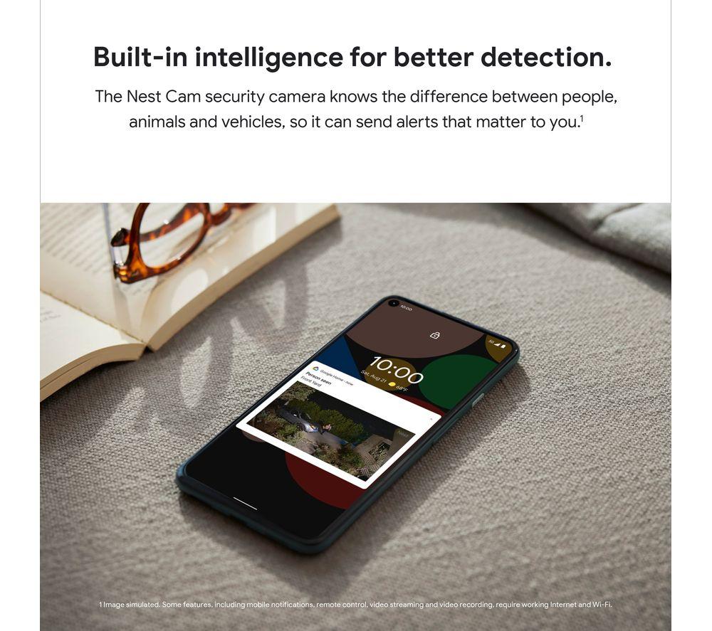GOOGLE Nest Cam Outdoor Smart Security Camera with Floodlight - Wired image number 3 of 10
