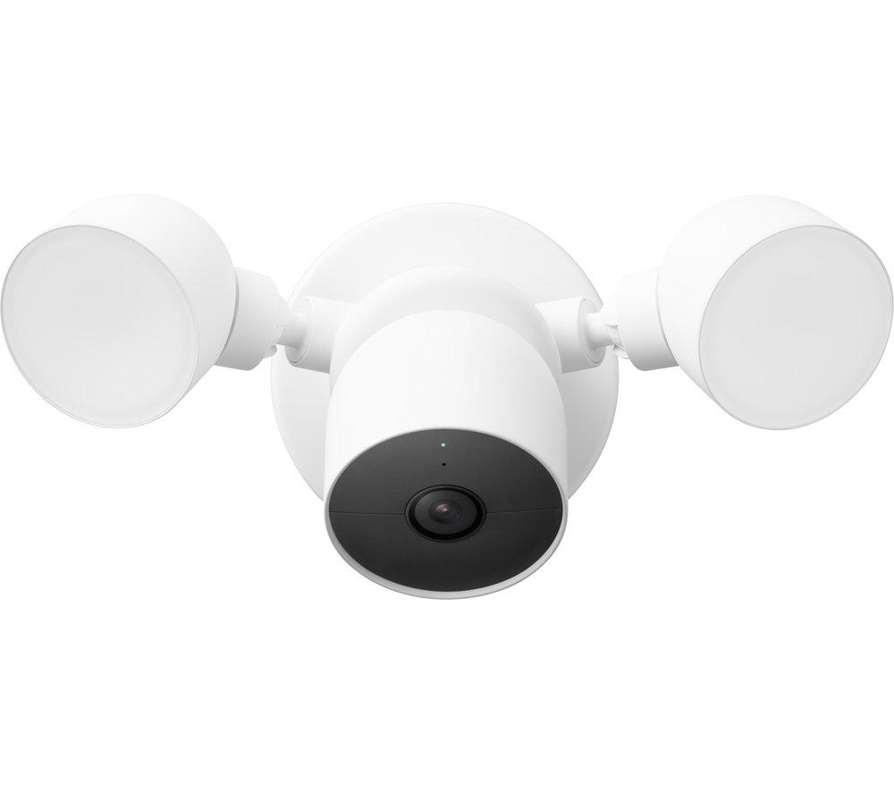 GOOGLE Nest Cam Outdoor Smart Security Camera with Floodlight - Wired image number 8 of 10