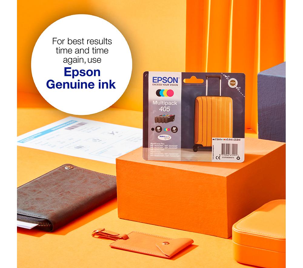 EPSON Suitcase 405 Cyan, Magenta, Yellow & Black Ink Cartridges - Multipack image number 2 of 5