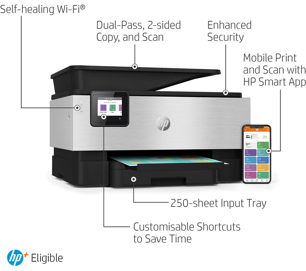 2M33U25 - HP OfficeJet Pro 8718 Wireless Inkjet Printer with Fax & Instant  Ink 500 Page Monthly Print Plan - Currys Business