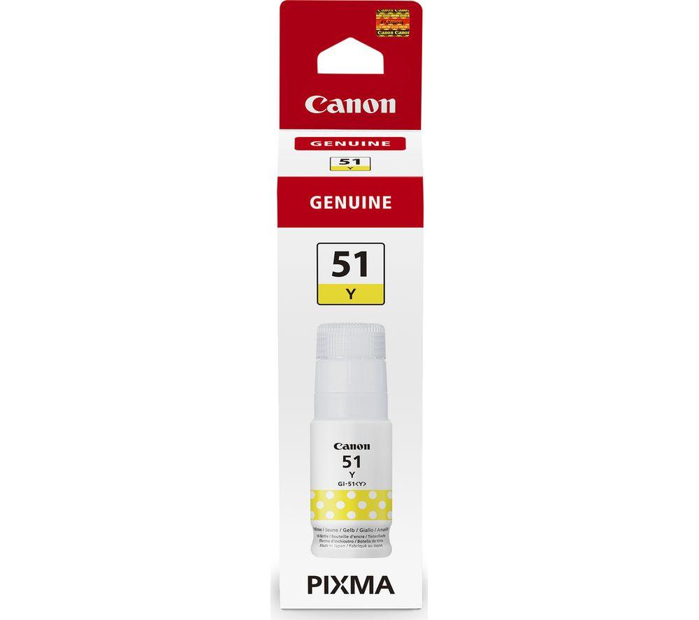 CANON GI-51 Yellow Ink Cartridge, Yellow