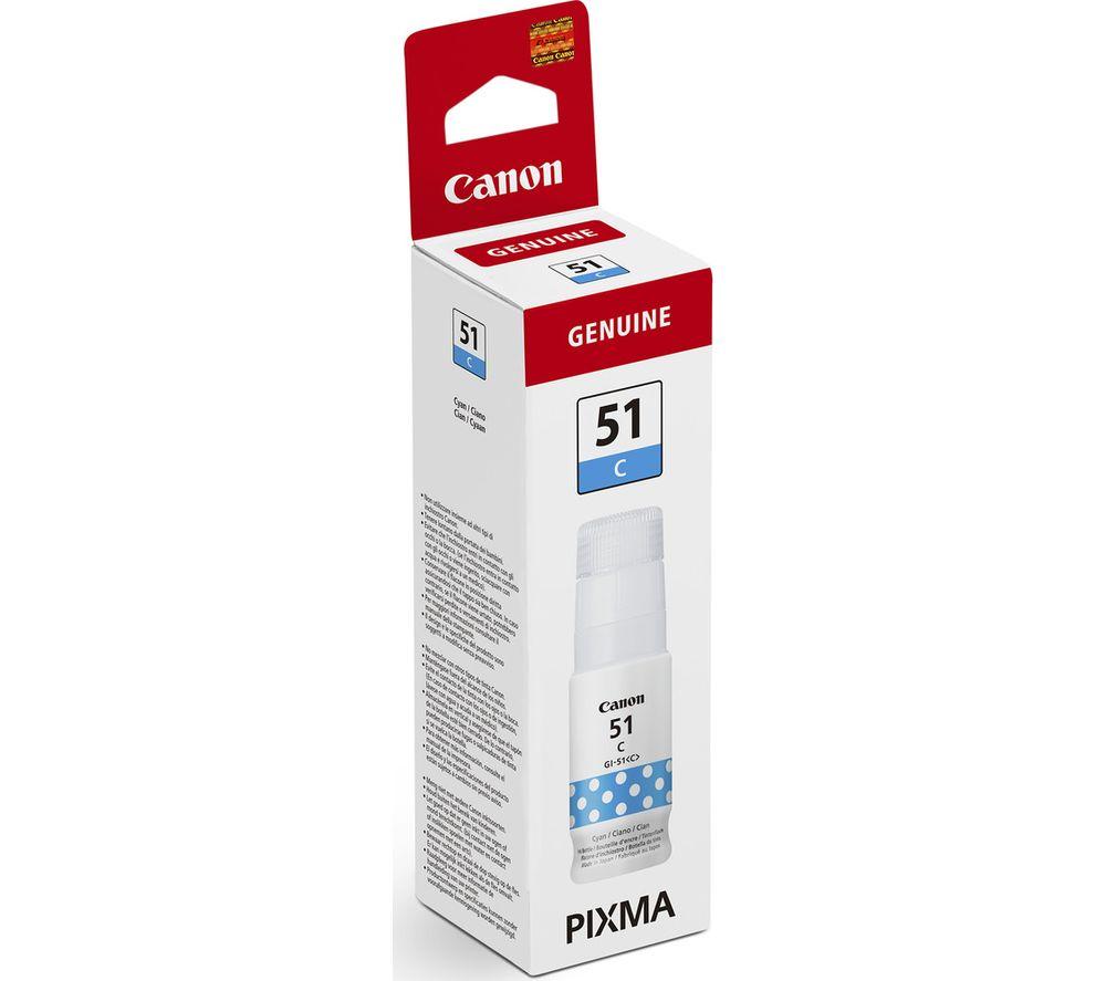 Click to view product details and reviews for Canon Gi 51 Cyan Ink Cartridge Cyan.