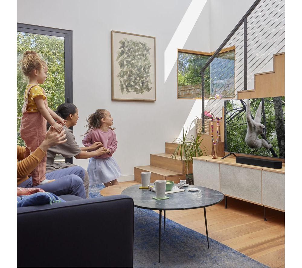 SONOS Beam (Gen 2) Compact Sound Bar with Dolby Atmos, Alexa & Google Assistant - Black image number 6 of 7