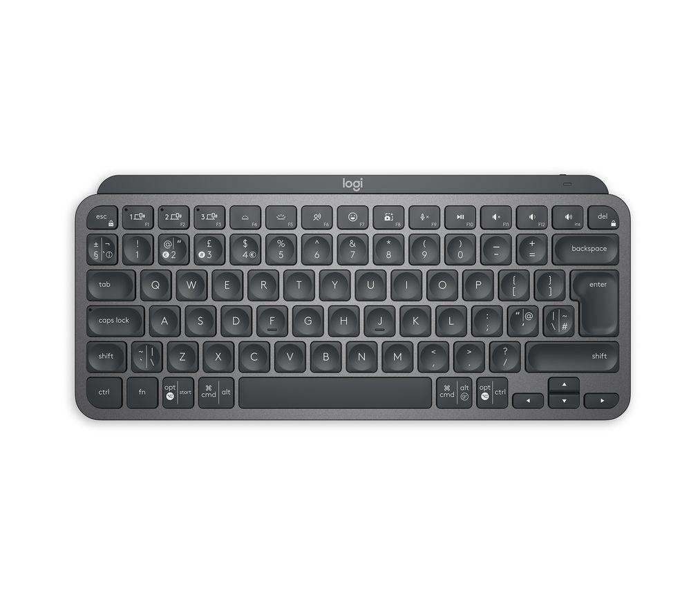 LOGITECH MX Keys Mini Wireless Keyboard - Graphite, Black